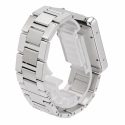 Cartier Tank Solo XL W5200028 White Dial Stainless Steel Watch